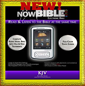 KJV NowBible Color Electronic Bible with  Player
