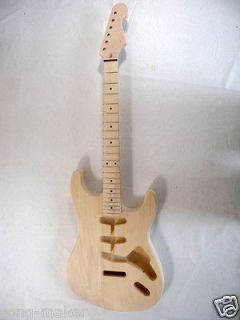 set electric guitar body & neck New Unfinished High quality Solid 