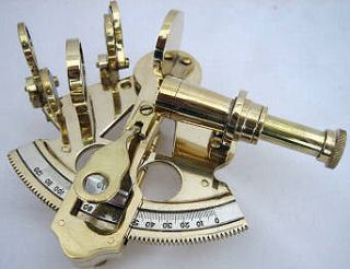 EasyTo Use 3in WORKING Brass ROSS LONDON Sextant