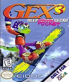 Gex 3 Deep Pocket Gecko Nintendo Game Boy Color, 1999