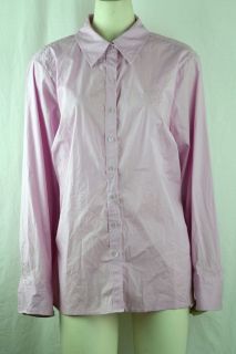 Tommy Hilfiger NEW Plus Size 20/2X Pink/Purple Career/Dress Button 