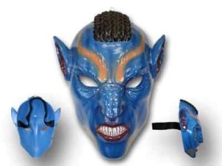 WARRIOR MOVIE MASK COSTUME BLUE ALIEN CREATURE COLLECTABLE NEW