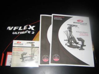 Bowflex Ultimate 2 Instruction Manuals Poster & DVD