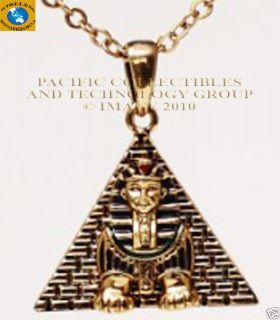 EGYPTIAN SPHINX PYRAMID NECKLACE JEWELRY FASHION NEW
