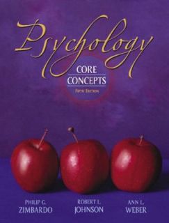 Psychology Core Concepts by Robert L. Johnson, Philip G. Zimbardo and 