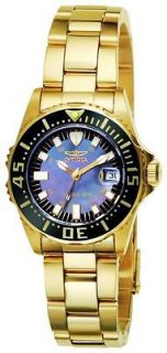 Invicta Women’s Pro Diver Abyss Gold Tone Stainless Steel Bracelet 