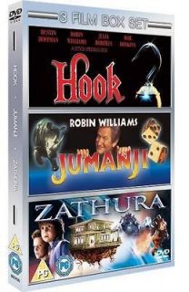 Jumanji / Hook / Zathura A Space Adventure Robin Williams DVD Box Set 