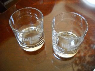 Pair) Tullamore Dew Cocktail Irish Whiskey Rocks Glass