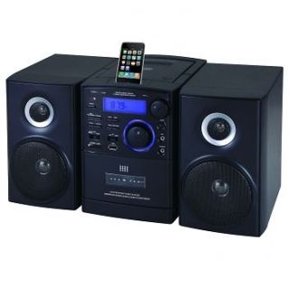 Supersonic Mp3/cd Player With Ipod Docking, Usb/sd/aux Inputs 