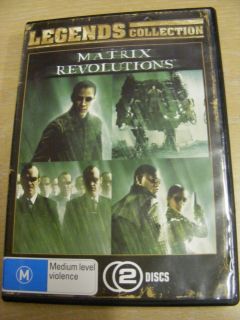 dvd matrix revolutions r4 from australia 