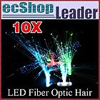 lot of 10 Led fiber Optic Hair Light up on Glow for Luxy Club Bar 