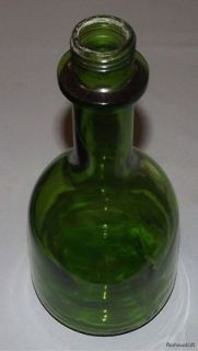 Large Green Glass Decorative Bottle / 1.5Liter / 50.7 Fl. Ounces