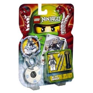 LEGO NINJAGO SNAKE SERIES KENDO ZANE WITH WEAPONS & SPINNER 9563