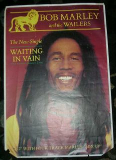Bob Marley / Wailers Waiting In Vain 12 single promo poster