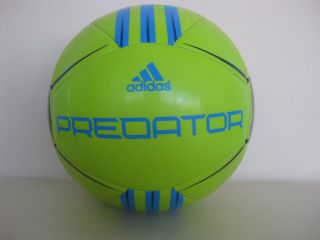 NEW ADIDAS Predator X ite Soccer Ball   Slime/Navy   Size 4 X40997