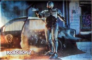 robocop 2 gun play 23x35 movie poster peter weller time