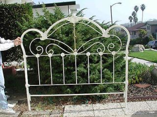 Newly listed Lovely and ornate iron bed frame