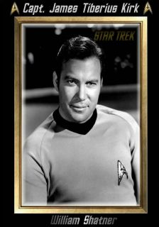   Television SCIFI PHOTO MAGNET Star Trek Captain James Tiberius Kirk