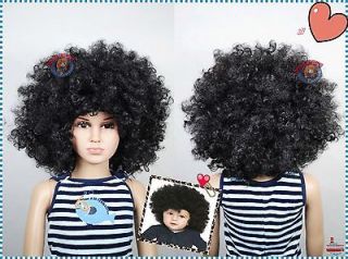 Jumbo Unisex Black Afro Children Halloween Cosplay Wig   CosplayDNA 