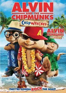 Alvin and the Chipmunks Chipwrecked DVD, 2012, Canadian