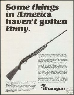 1968 ITHACA GUN Vintage Print AD~Model 37 Repeater