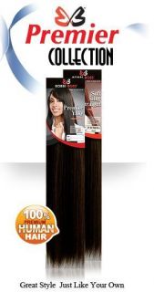 Bobbi Boss Premier Yaky Yaki 100% Human Hair Weave Extension 10 12 