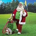 fabriche santa claus golfer with golf bag enlarge buy it