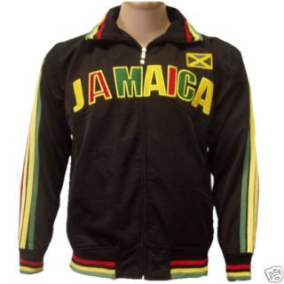 Jamaica Rasta Soccer Track Jacket Futbol Olympic XL