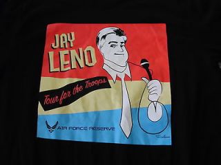 JAY LENO TOUR FOR THE TROOPS 06 AUGUST 2011 LACKLAND AFB T SHIRT ADULT 