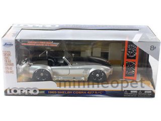 JADA LOPRO 1965 SHELBY COBRA 427 S/C 1/24 WITH 2 SETS OF WHEELS SILVER