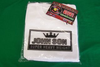 John Son Heavy Weight WHITE LONG SLEEVE THERMAL 60% Cotton Piranha 