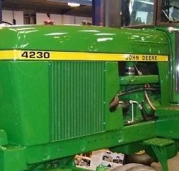 John Deere Tractor Model 4230 Hood Decal Set