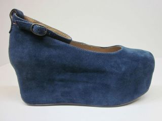 Jeffrey Campbell Womens Shoes Beebee Navy