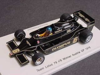   43 John Player Special Lotus 79 #6 F1 Win Austria 1978 Ronnie Peterson