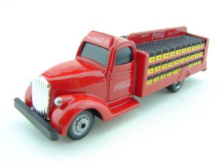 1938 Coca Cola Bottle Delivery Truck Red Diecast Model 187 HO Scale 