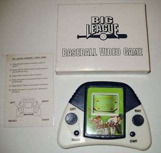 VINTAGE BIG LEAGUE BASEBALL VIDEO GAME (PMC 15980)   NEW IN BOX
