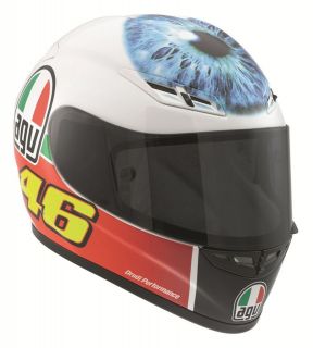 BNIB AGV GP Tech Rossi Occhio Eye Eyeball Limted Edition Helmet S / M 