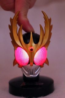 KAMEN RIDER Mask Collection KUUGA RISING ULTIMATE RED EYE Light Stand 