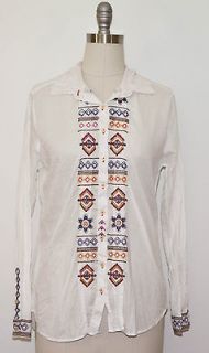 3j workshop by johnny was white katie pintuck shirt m