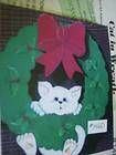 Cat In Wreath OR Reindeer On A Stick Painting Pack By Country Bear 