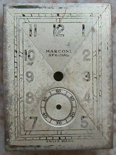 Marconi Special Rolex wristwatch Dial 29 mm. x 21,5 mm.