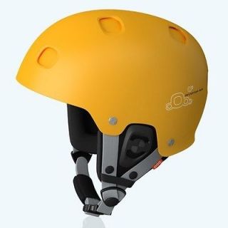 poc receptor bug dark yellow ski helmet med 55 56