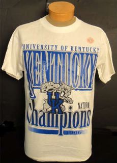 university of kentucky wildcats champions 1996 t shirt
