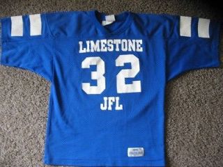 Used JFL BIKE Limestone High School Mesh Jersey Football Sz M Blue 