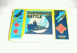 vintage casio sabmarine battle game watch rare s from singapore