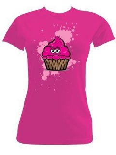 yummy chums cupcake pink ladies t shirt more options size