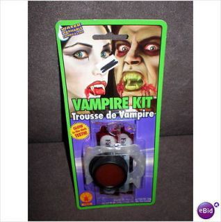 halloween vampire glow in dark teeth kit time