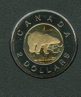 2000 W Twoonie $2 Two Dollars Canada/Canadia​n BU Coin B1