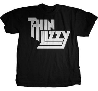 thin lizzy thin lizzy classic logo medium t shirt