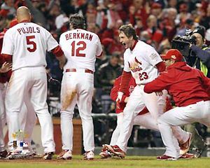   BELIEVE (Crossing Plate WS Game 6) St Louis Cardinals Poster Print